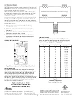 Предварительный просмотр 6 страницы Ranco ETC Series Installation Data