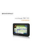 Rand McNally intelliroute TND 515 User Manual preview