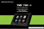 Rand McNally ND 760 Fleet Edition User Manual предпросмотр