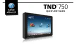 Rand McNally TND 750 Quick Start Manual preview