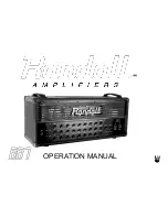 Предварительный просмотр 1 страницы Randall 667 Operation Manual