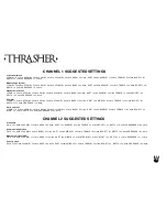 Preview for 6 page of Randall Thrasher Operation Manual