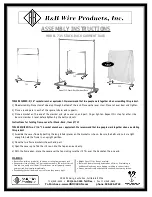 Предварительный просмотр 1 страницы R&B Wire Products 735 Assembly Instructions