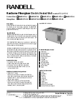 Предварительный просмотр 17 страницы Randell 14G HTD-2 Specifications