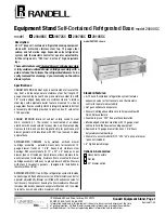 Randell 20048SC Specifications preview