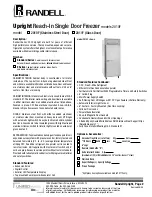 Preview for 3 page of Randell 2010 Specifications