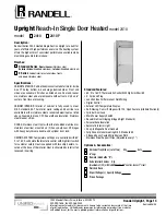 Preview for 25 page of Randell 2010 Specifications