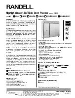 Preview for 1 page of Randell 2030F Specifications