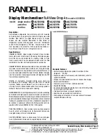 Randell 44250DIMA Specifications preview