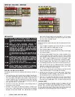 Preview for 2 page of Randell 9000W-290 Series Operator'S Manual