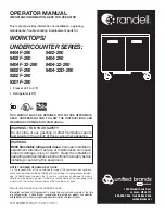 Randell 9404F-290 Operator'S Manual preview