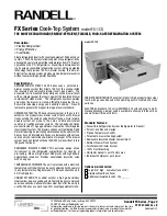Randell FX Series FX-1CS Specifications preview