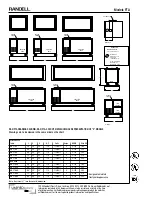 Предварительный просмотр 2 страницы Randell RAN FTA-3 Specifications