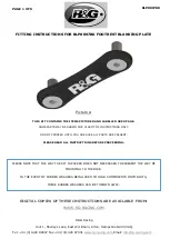 R&G BLP0097BK Fitting Instructions Manual preview
