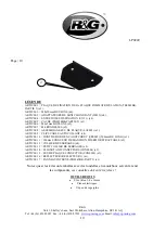 Preview for 10 page of R&G LP0249BK Fitting Instructions Manual