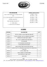 Preview for 2 page of R&G LP0300BK Fitting Instructions Manual