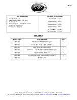 Preview for 9 page of R&G LP0307BK Fitting Instruction