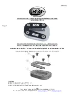 R&G PKS0115 Fitting Instructions Manual preview