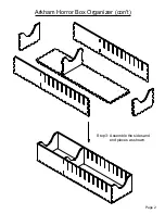 Preview for 3 page of R&H Arkham Horror Box Organizer Assembly Instructions Manual