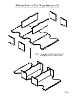 Preview for 7 page of R&H Arkham Horror Box Organizer Assembly Instructions Manual