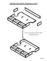 Preview for 12 page of R&H Arkham Horror Box Organizer Assembly Instructions Manual