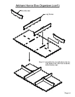 Preview for 13 page of R&H Arkham Horror Box Organizer Assembly Instructions Manual