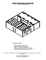 Preview for 1 page of R&H Firefly Workshops Machi Koro Box Organizer Assembly Instructions