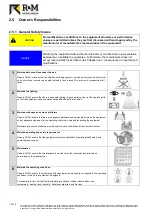 Preview for 12 page of R&M LK10C022200 Owner'S Manual