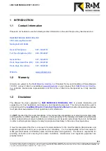 Preview for 5 page of R&M LOADMATE LM Series Installation And Maintenance Manual