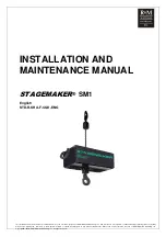 R&M STAGEMAKER SM1 Installation And Maintenance Manual preview