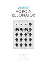 Preview for 1 page of Random*Source JHaible VC POLY RESONATOR User Manual