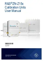 R&S 1317.9134.32 User Manual preview
