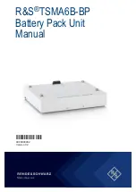 R&S 4900.9001.20 Manual preview