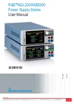 R&S NGL-B105 User Manual preview