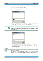 Предварительный просмотр 73 страницы R&S OSP Operating Manual