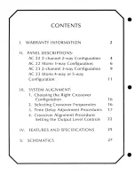 Preview for 2 page of Rane AC 22 Operating And Service Manual