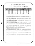 Предварительный просмотр 5 страницы Rane AC 22 Operating And Service Manual