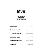 Rane AM2 User Manual preview