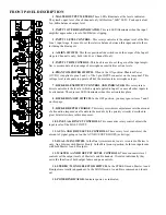 Preview for 2 page of Rane FMM 42 Operating And Service Manual