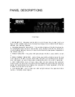 Preview for 3 page of Rane MA 6 Operating And Service Manual