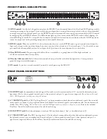 Предварительный просмотр 2 страницы Rane ME 30B Operator'S Manual