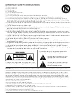 Предварительный просмотр 2 страницы Rane MP 2016S Operator'S Manual