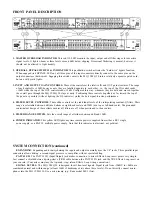 Предварительный просмотр 2 страницы Rane MQ 15 Operating And Service Manual