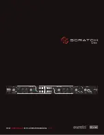 Предварительный просмотр 1 страницы Rane Scratch 17357 Operation Manual