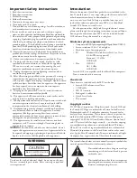 Предварительный просмотр 2 страницы Rane Scratch 17357 Operation Manual