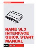 Rane SL3 Owner'S Manual preview