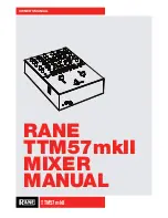 Rane TTM57mkll Manual preview