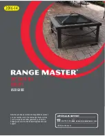 Range Master 30" Slate Tile Fire Pit User Manual предпросмотр