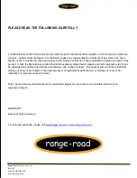 Preview for 38 page of Range Road RR5029 Owner'S Manual