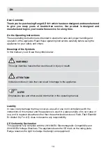 Preview for 14 page of Range KE 1011 User Manual